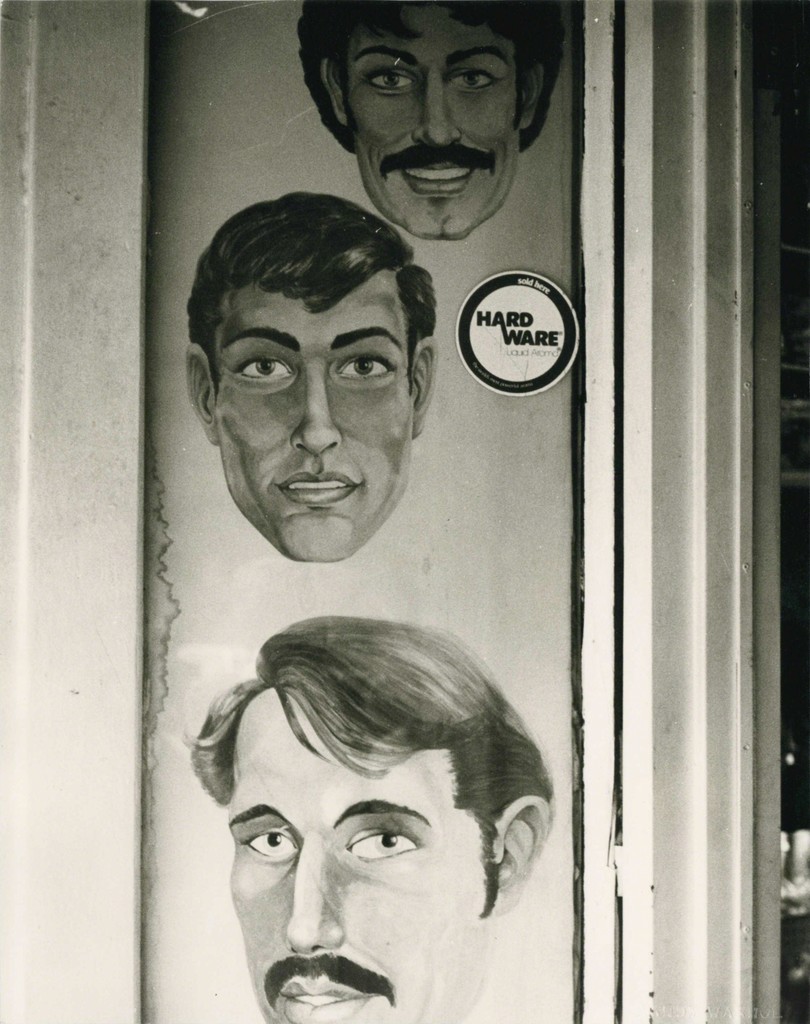 Three Painted Faces (Men with Moustaches), image 1