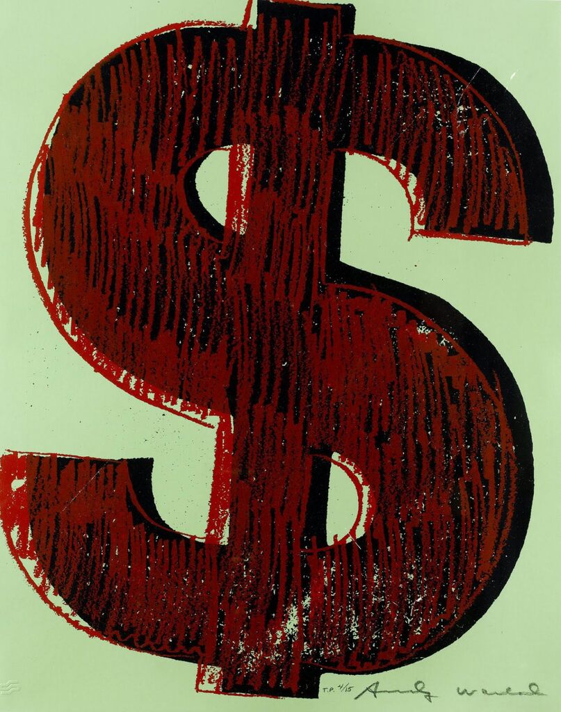 Andy Warhol, Dollar Sign (1) (Fs II.274), 1982