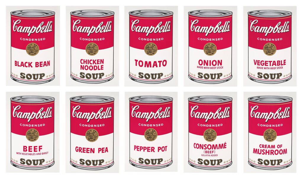 Andy Warhol, Campbell's Soup Cans I (完整作品集), 1968