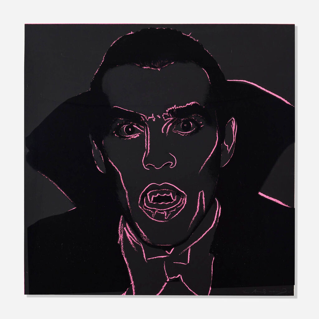 Andy Warhol, Dracula (from the Myths series), 1981