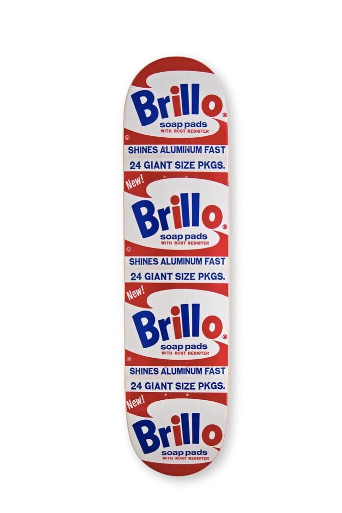 Andy Warhol, Brillo Skateboard Deck, 2025