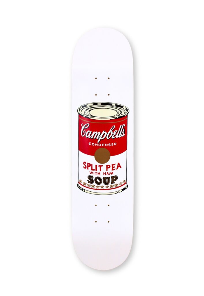 Andy Warhol, Campbell's Soup (White) Skatedeck, 2024
