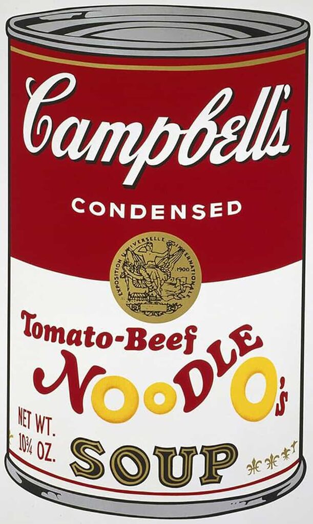 Andy Warhol, Campbell's Soup II, Tomato-Beef Noodle O's F&S II.61, 1969