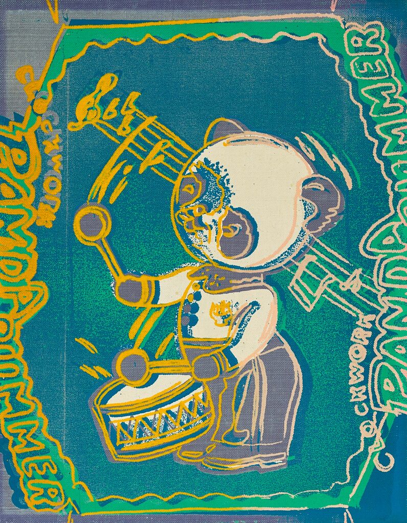Andy Warhol, Clockwork Panda Drummer, 1983