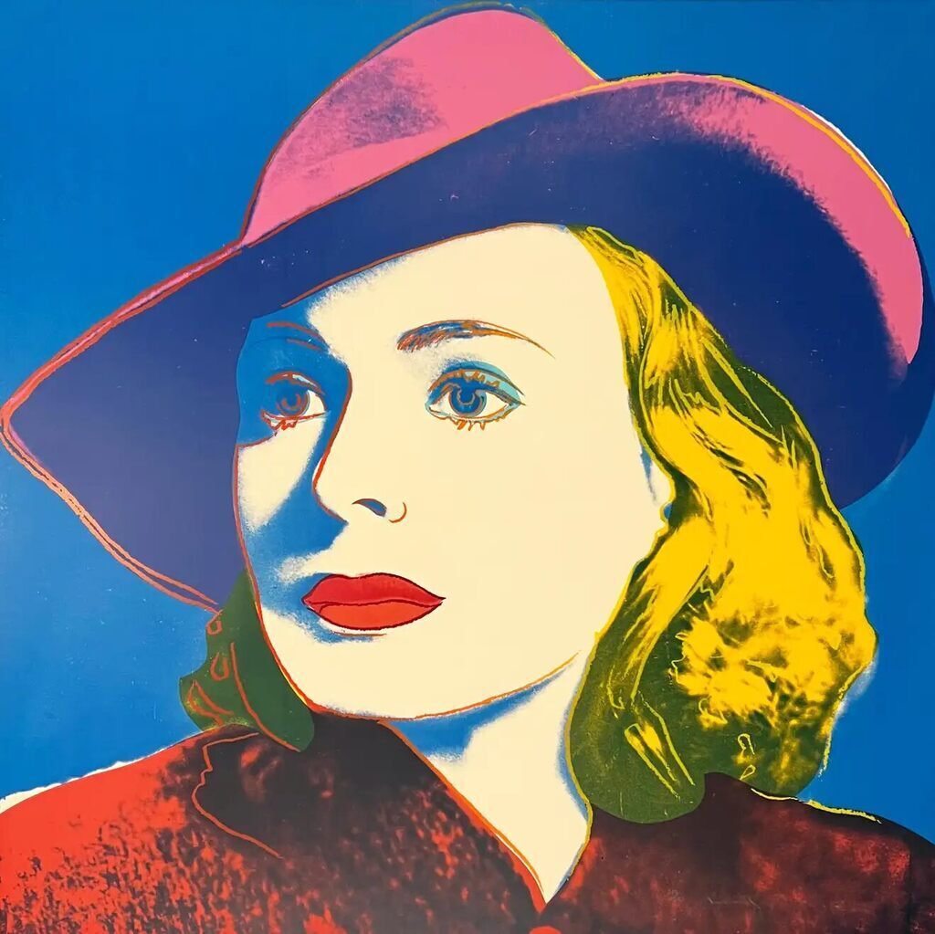 Andy Warhol, Ingrid Bergman with Hat, 1983