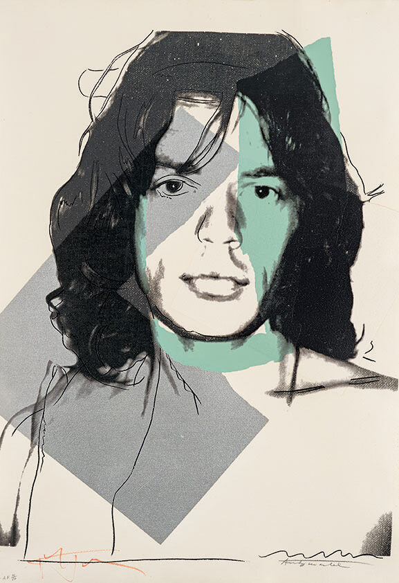 Andy Warhol, Mick Jagger, 1975