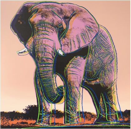 Andy Warhol, African Elephant (F. & S. II.293), 1983