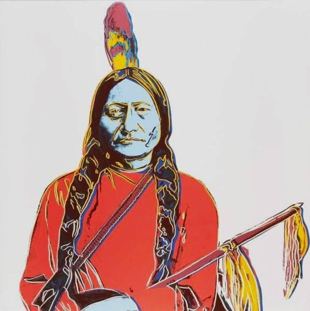 Andy Warhol, Sitting Bull (F. & S. II. 376), 1986