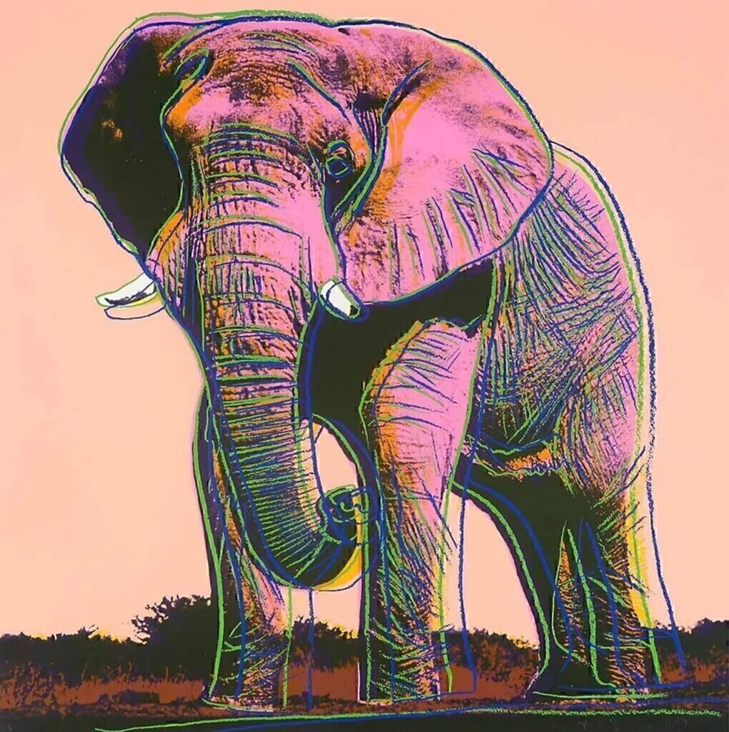 Andy Warhol, African Elephant (F. & S. II. 293), 1983