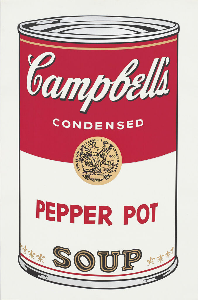 Andy Warhol, Campbells Soup Pepper Pot (Prueba de artista), 1968
