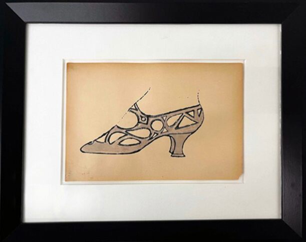 Andy Warhol, Shoe, ca. 1955