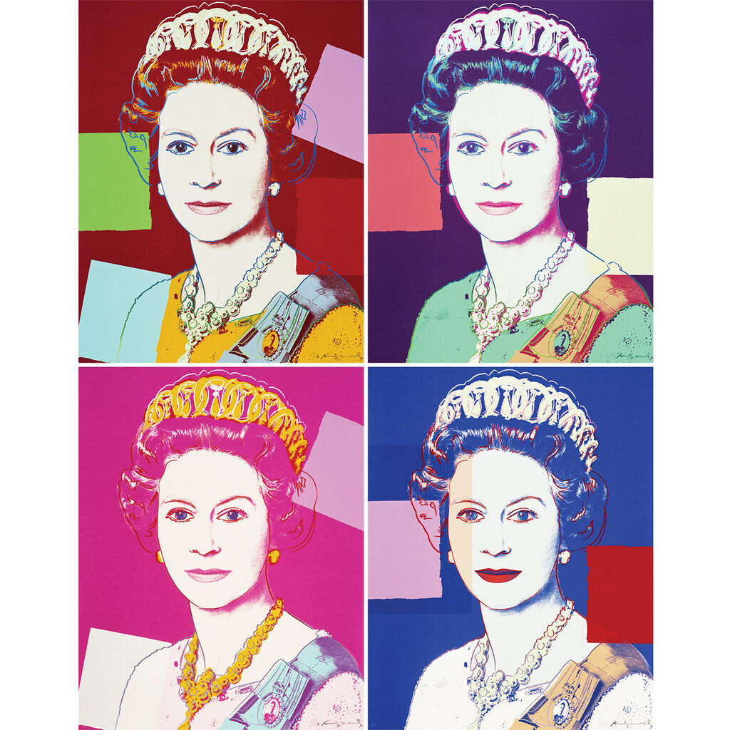 Andy Warhol, Queen Elizabeth II (FS II.334-337), 1985