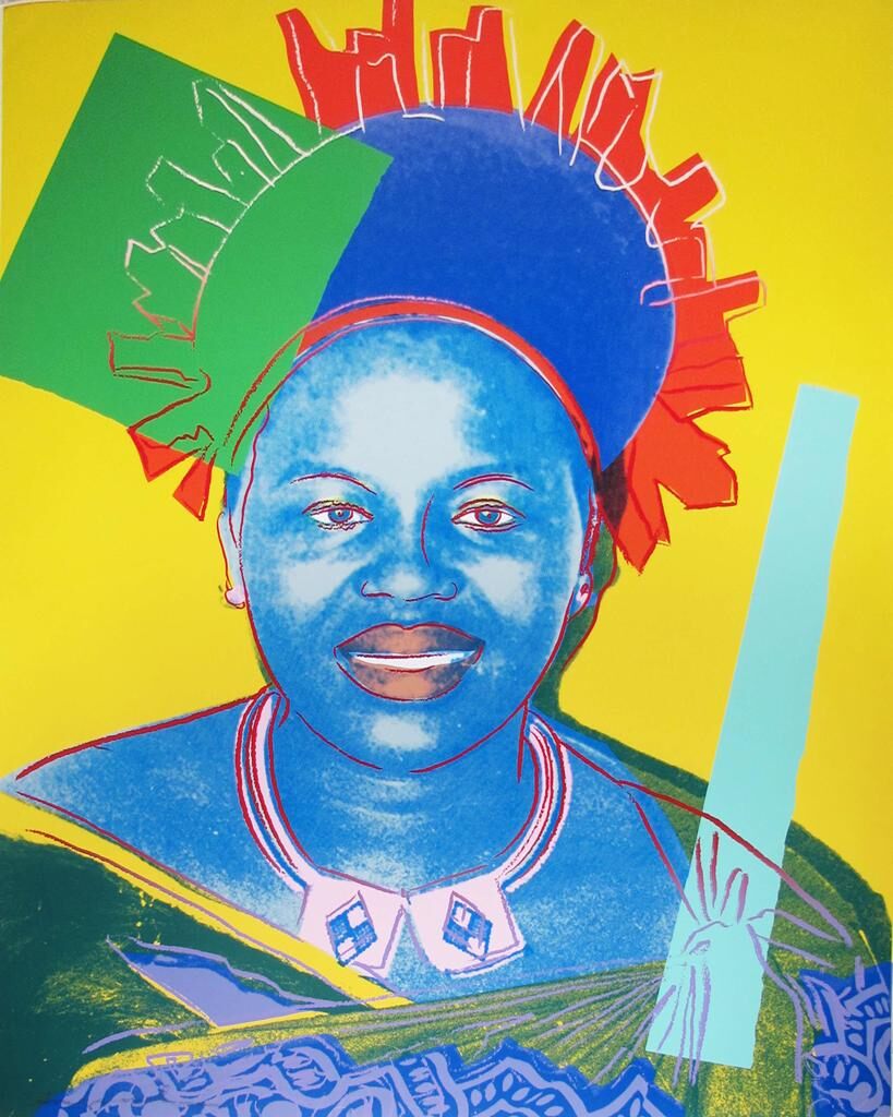 Andy Warhol, Reigning Queens: Queen Ntombi Twala of Swaziland, 1985