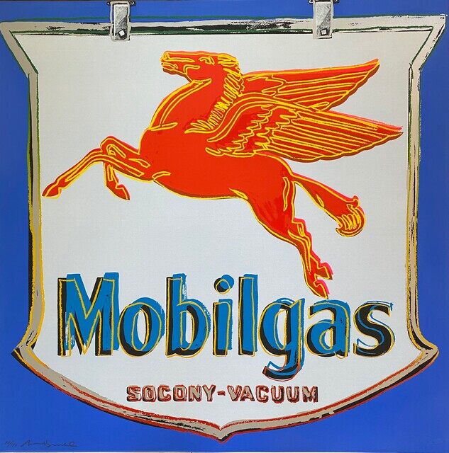 Andy Warhol, Mobil from Ads F&S II. 350, 1985