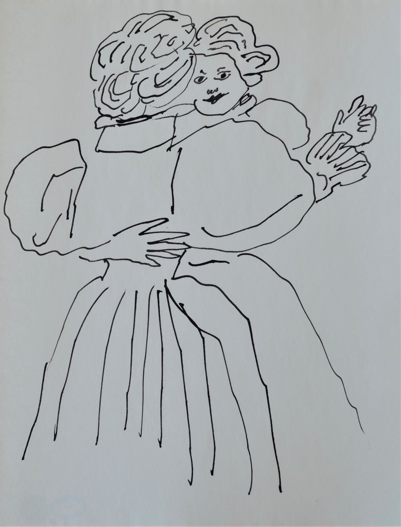 Andy Warhol, Dancing Couple, ca. 1954