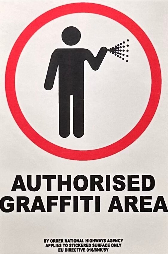 Banksy, Authorised Graffiti Area, ca. 2005