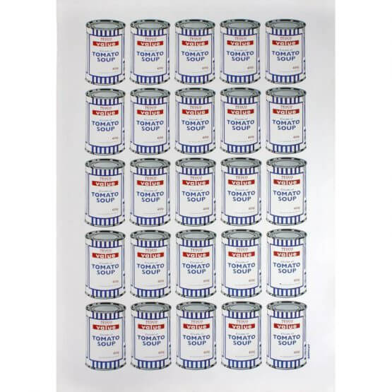 Banksy, Tesco Soup Cans, 2006