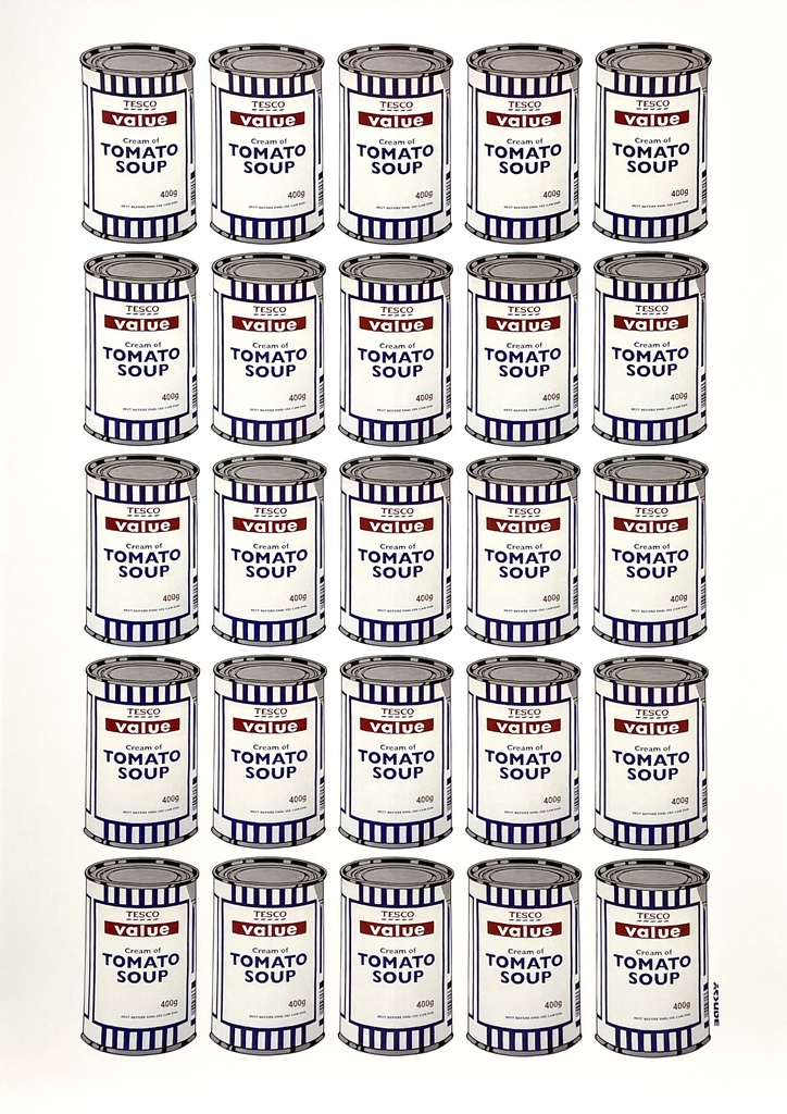 Banksy, Soup Cans, 2017