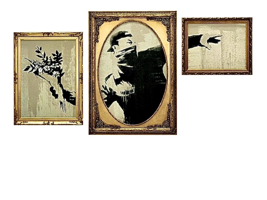 Banksy, Thrower, 2020