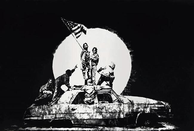 'Flag' (Silver, Unsigned)
