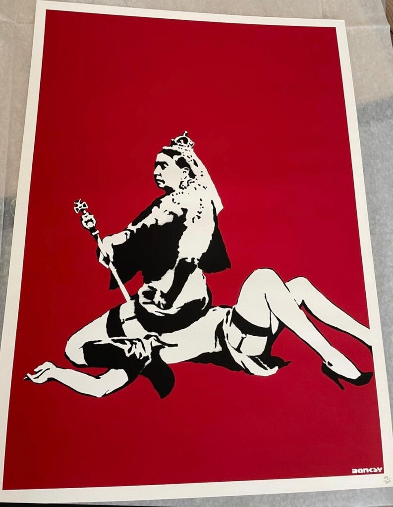 Banksy, Queen Victoria, 2003