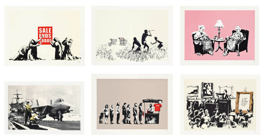 Banksy, BARELY LEGAL SET, 2006