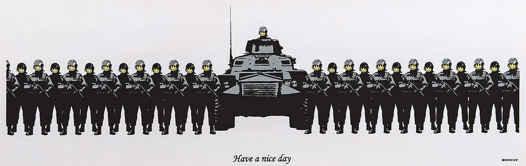 Banksy, Have A Nice Day, 2003