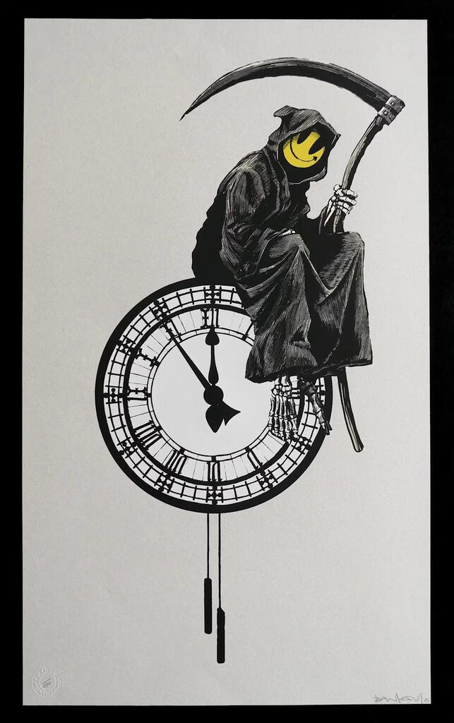 Banksy, Grin Reaper, 2005