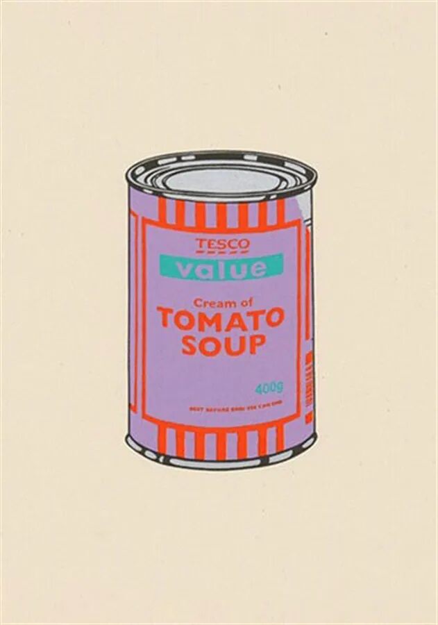 Banksy, Banksy soup can, 2005