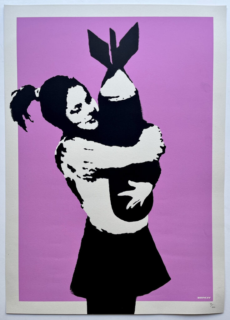 Banksy, Bomb Hugger (Unsigniert), 2004