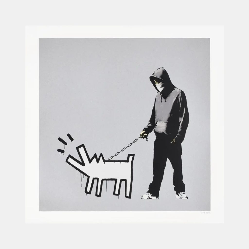 Banksy, Choose Your Weapon (Silver), 2010