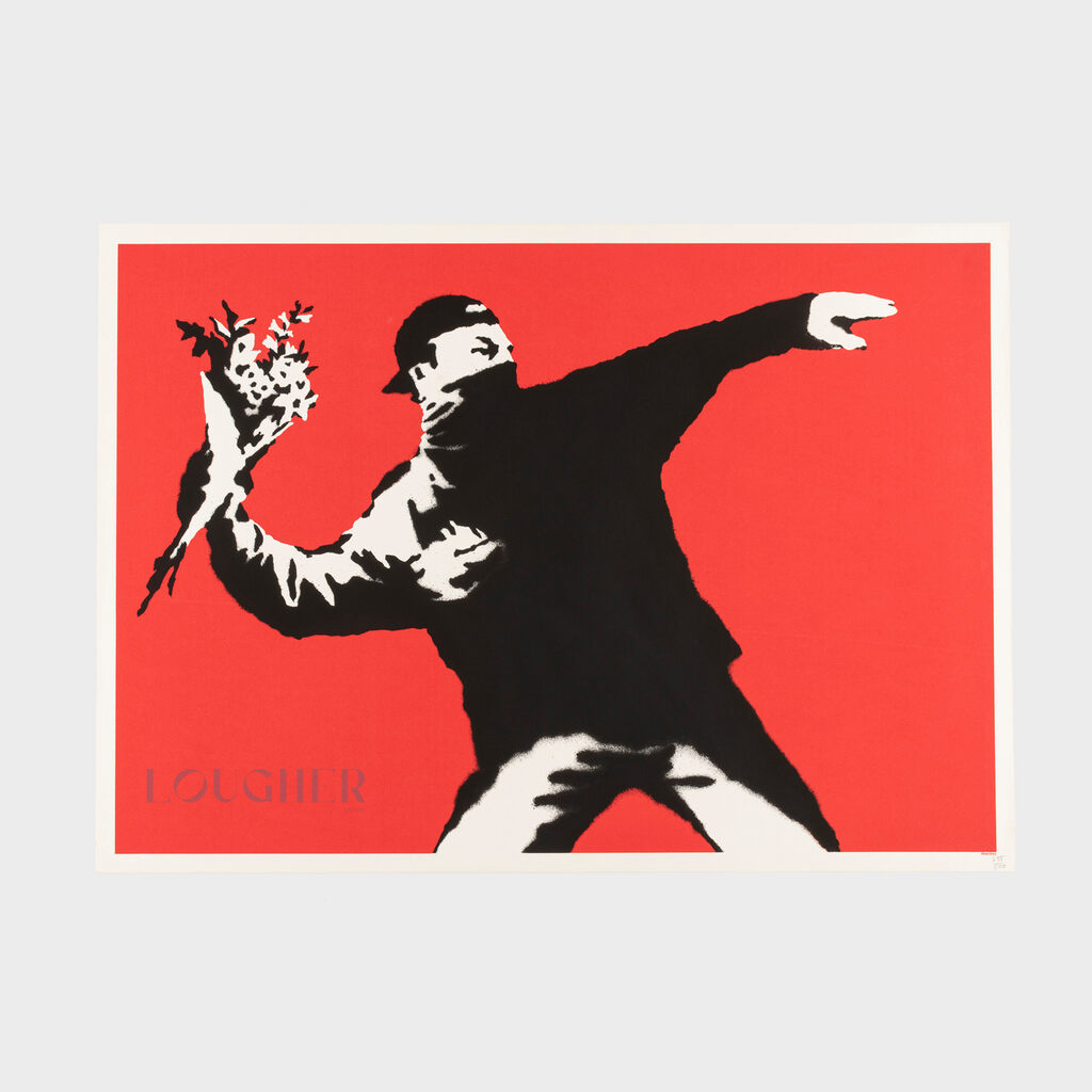 Banksy, Love Is In The Air (Unsigniert), 2003