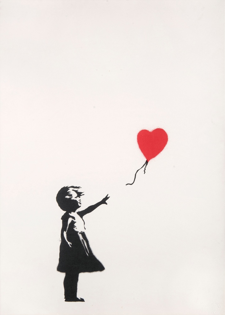 Banksy, Girl With Balloon, 2004