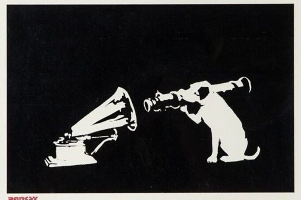 Banksy, HMV (osignerad), 2003