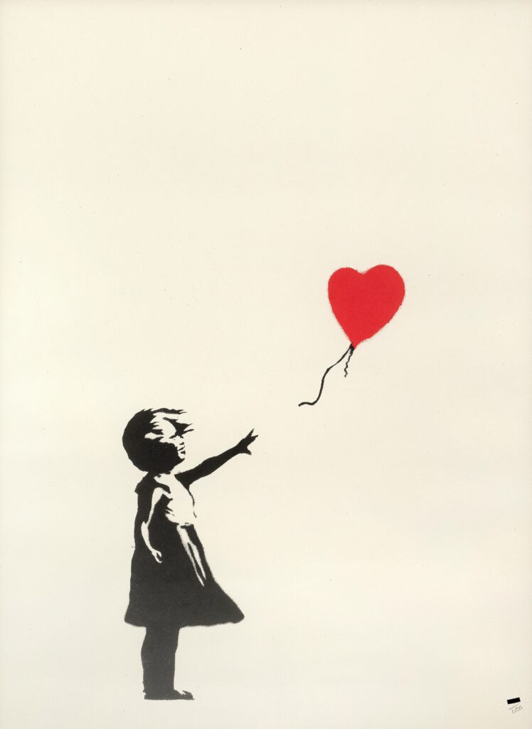 Banksy, Girl With Balloon (Unsigniert), 2004