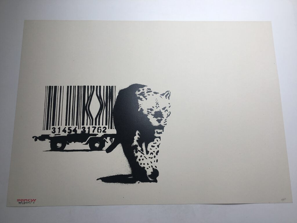 Banksy, Barcode (Assinado), 2004
