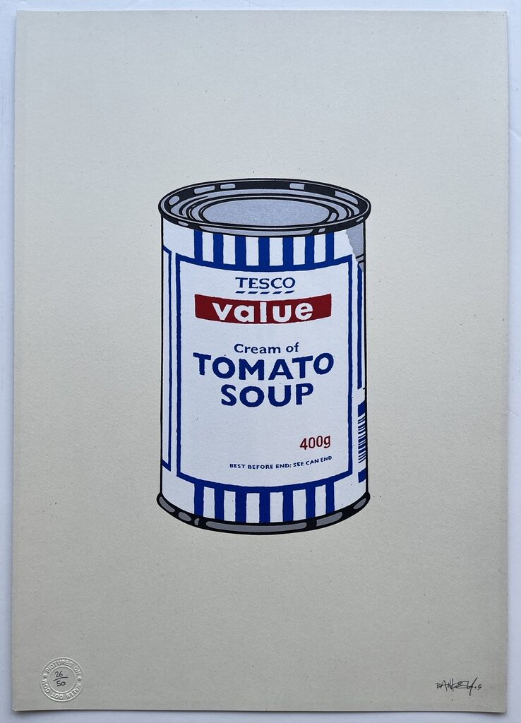 Banksy, Soup Can (Signiert), 2005
