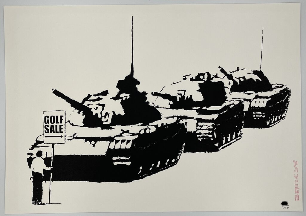 Banksy, Golf Sale (無簽名), 2003