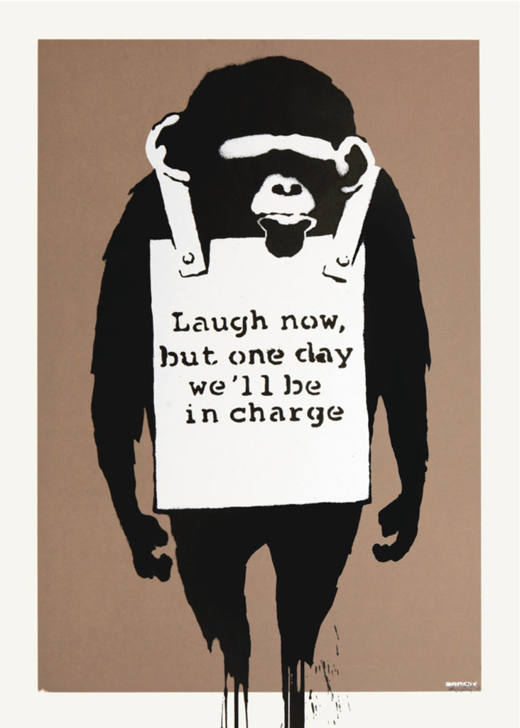 Banksy, Laugh Now Signed, 2003