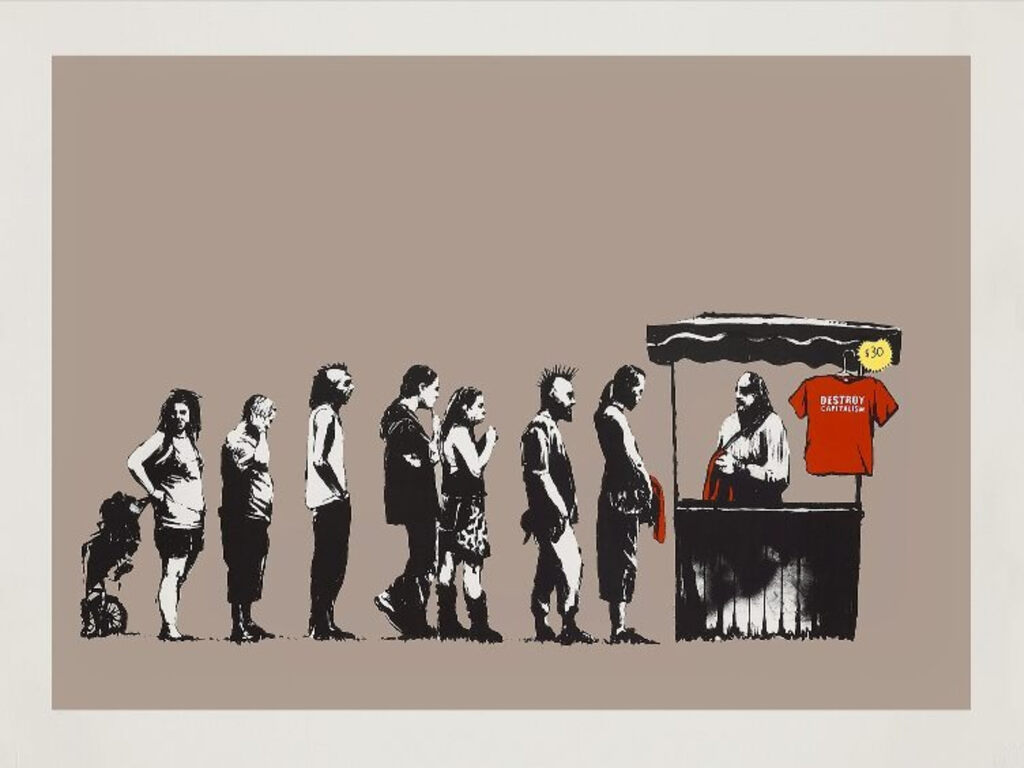 Banksy, Festival (Non signé), 2006