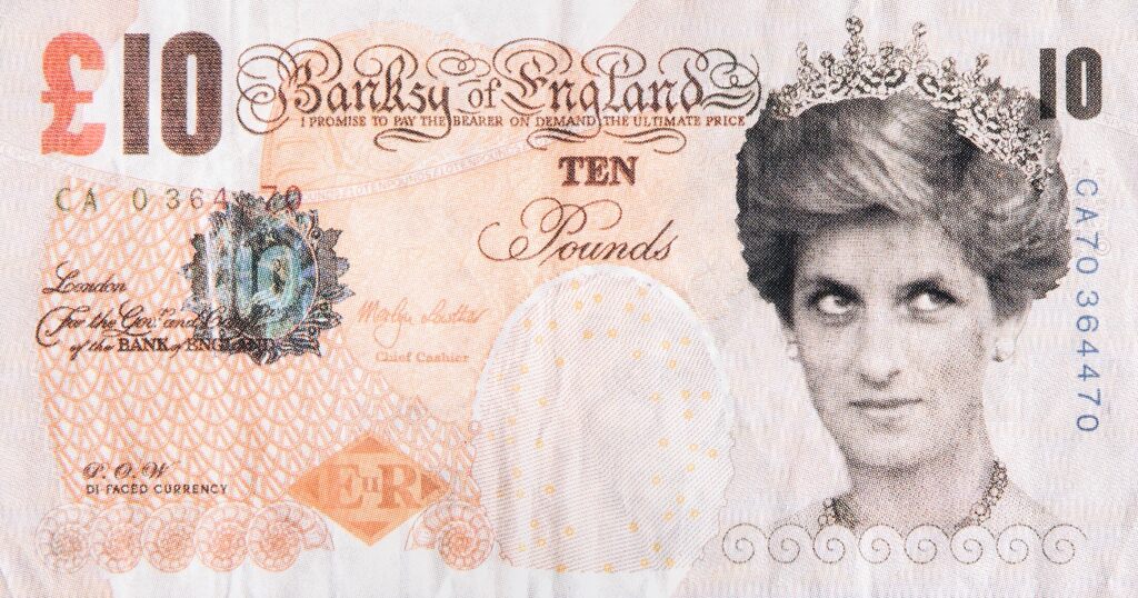 Banksy, Di-Faced Tenner, 2004