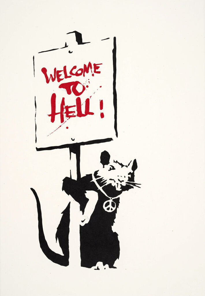 Banksy, Welcome To Hell, 2004