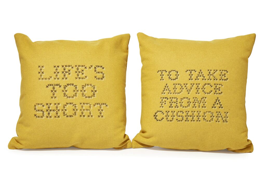 Banksy, Cushions (set of 2), 2019