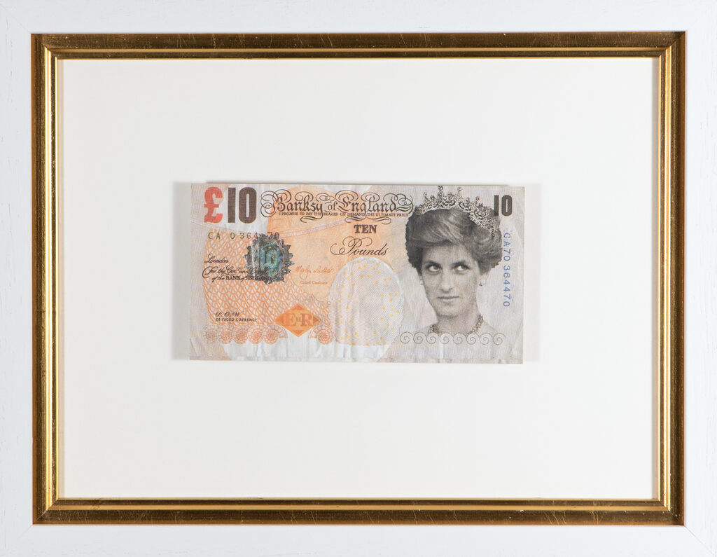 Banksy, Di-faced Tenner, 2005