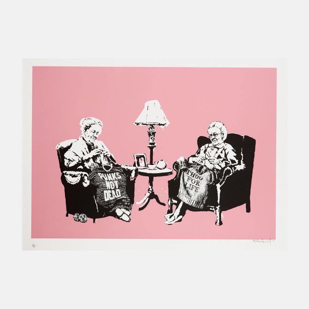 Banksy, Grannies (Signiert), 2006