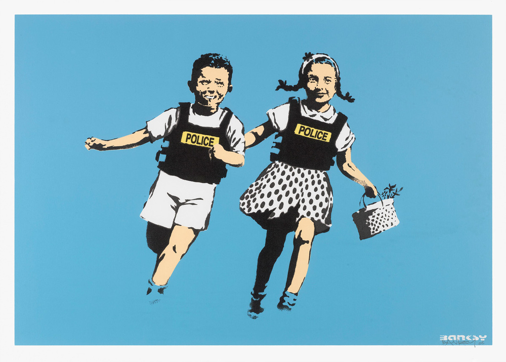Banksy, Jack & Jill (서명 있음), 2005
