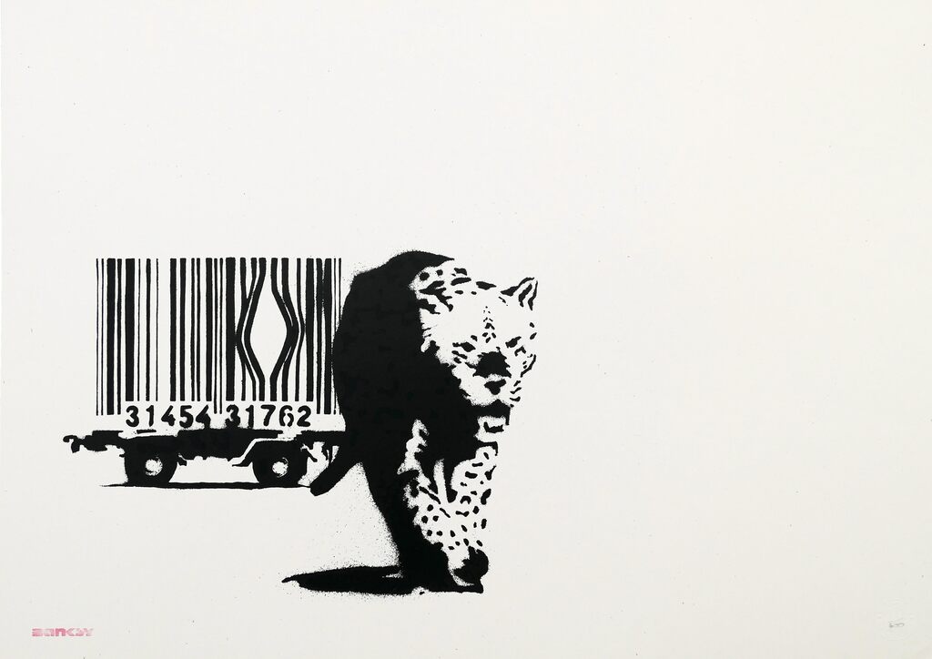 Banksy, Barcode (unsigniert), 2004
