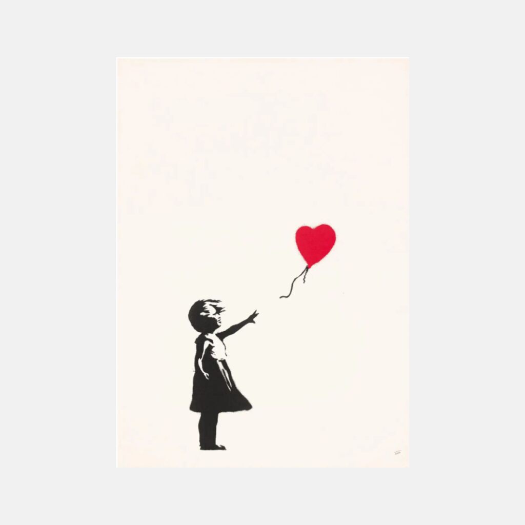 Banksy, Girl With Balloon (Unsigniert), 2004