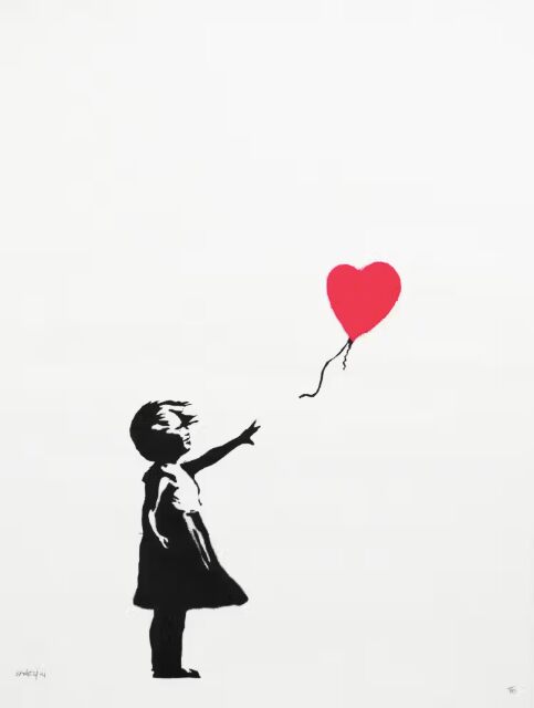 Banksy, Girl with Balloon, 2004