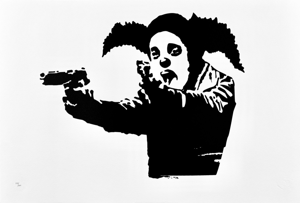 Banksy, Clown, 2022